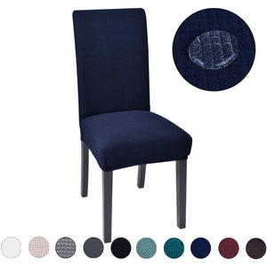 Housses de chaise décoratives (Achetez-en 6 livraison gratuite) Ideesympa.fr Bleu marine 