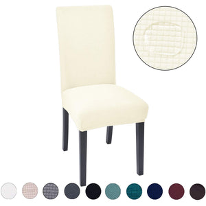 Housses de chaise décoratives (Achetez-en 6 livraison gratuite) Ideesympa.fr Blanc 