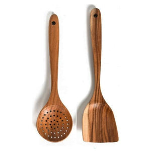 L'ensemble d'outils de cuisine rustique et écologique : 8 pièces Ideesympa.fr L'ensemble d'outils de cuisine : 2 pièces 