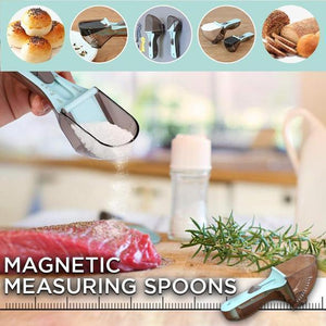 Cuillères à Mesurer Réglables Magnétiques (2Pcs) Outils de cuisine ideeSympa.fr 