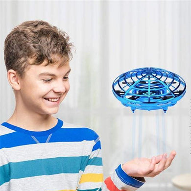 AIRTIME™ : Mini-drone Volant À La Commande À La Main Jeux ideeSympa.fr Bleu 