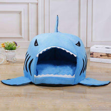 Charger l&#39;image dans la galerie, Panier en forme de requin pour chien ou chat 200003700 Idée Sympa Bleu XXS 