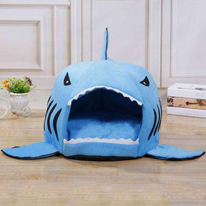 Panier en forme de requin pour chien ou chat 200003700 Idée Sympa Bleu XXS 