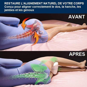 Hypnos-G ™ : Coussin orthopédique pour jambes avec mousse à mémoire de forme Santé IdéeSympa.fr 
