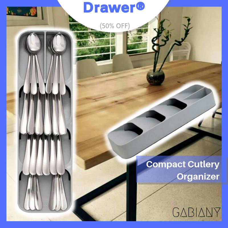 Drawer®: Organisateur de Couverts Compact ideeSympa.fr 