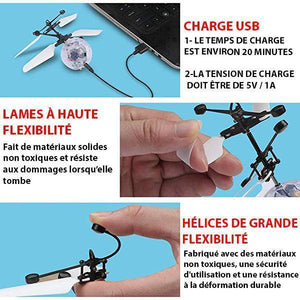 GLOWBALL™ : Hélicoptère / Drone à balle lumineuse Outil de bricolage IdéeSympa.fr 