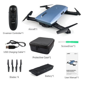 Mini Drone Selfie, Pilotez Avec Votre Smartphone Technologie ideeSympa.fr Metal Blue 1 Battery 