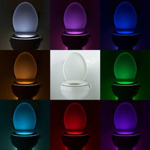 Charger l&#39;image dans la galerie, EcoBright: Veilleuse led pour toilettes WC avec capteur de mouvement Idée Sympa 