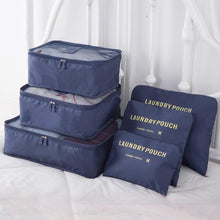 Charger l&#39;image dans la galerie, SacPack ™ - Pochettes de rangement (6pcs) Travel Bags Shop3622155 Store Bleu Foncé 